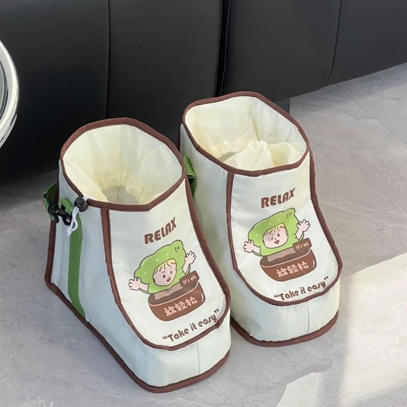 可爱泡脚桶家用洗脚盆便携式泡脚袋冬季熏蒸保温足浴盆折叠足浴桶