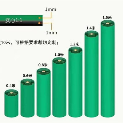 防静电台垫橡胶垫耐高温胶皮 绿色实验室工作维修桌布桌垫 橡胶板