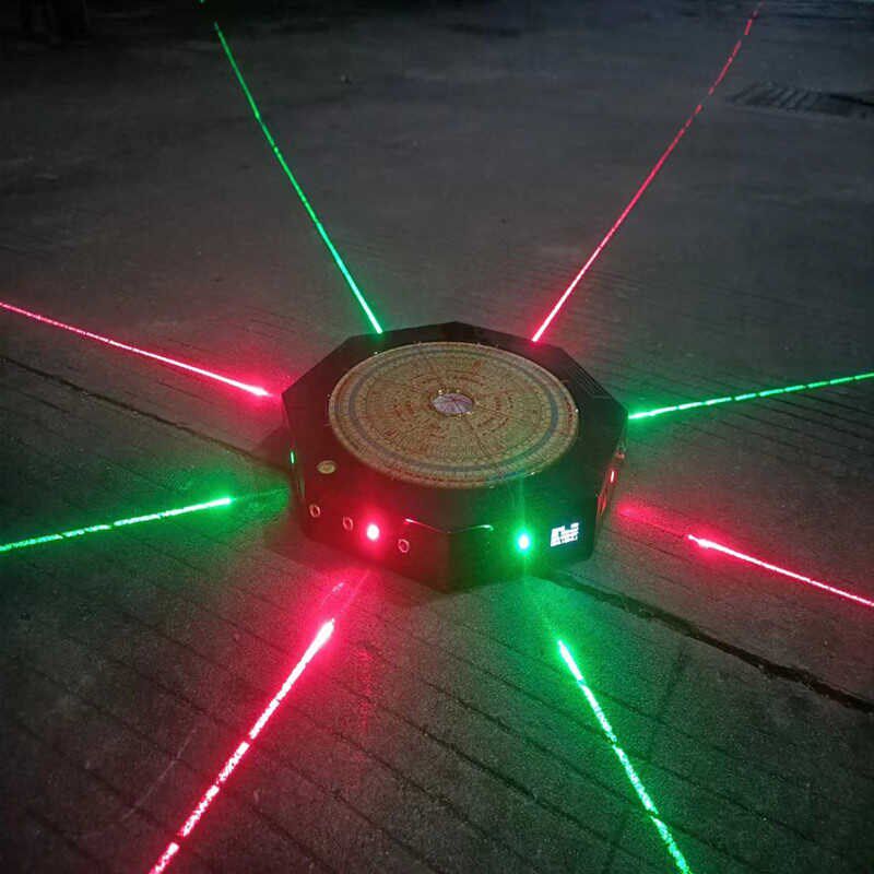 普宙八面绿激光红外线金锁玉关三元三合综合罗盘测距显示屏工具箱