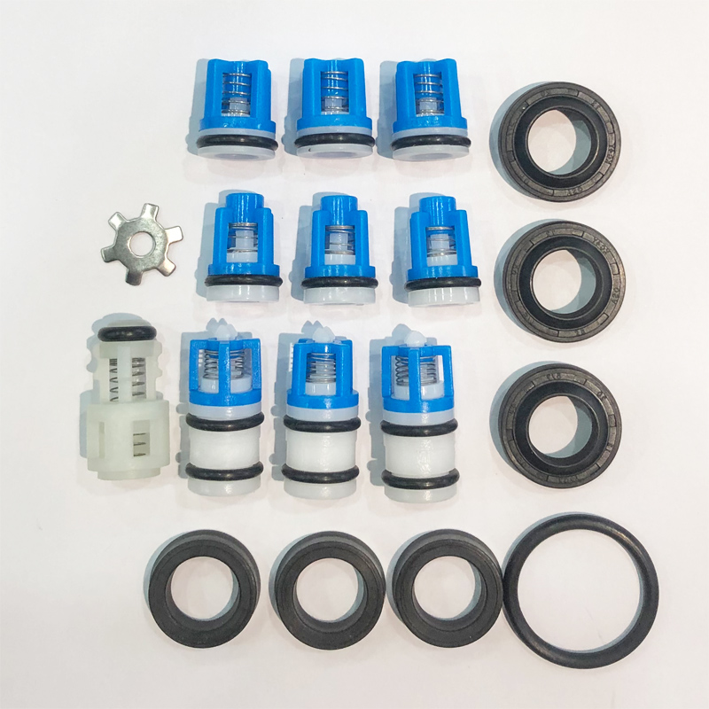 驰速5清洗机配件SU3泵头 修理包38水封油封微动开关压力表