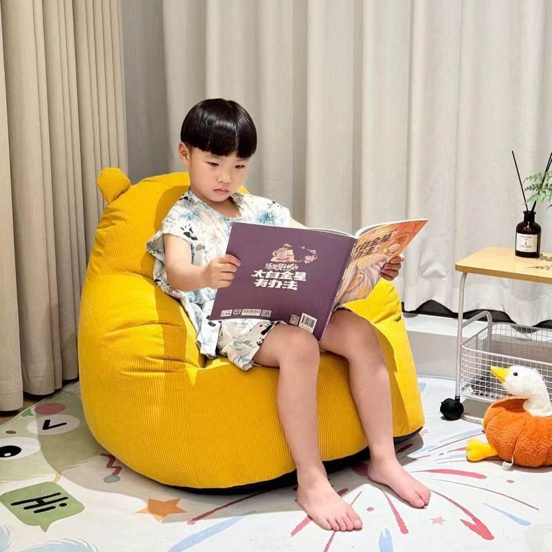 儿童专用沙发椅多巴胺可躺可睡布艺宝宝可爱座椅2025新款阳台休闲