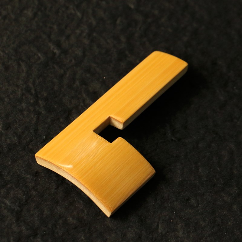 精品纯手工精磨天然十几年老玉竹印规竹制文房器摆件小件印章笔搁