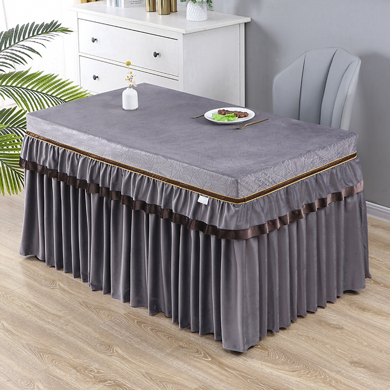 新款烤火桌子罩套家用长方形茶几桌冬季取暖电炉罩套电烤火炉桌罩