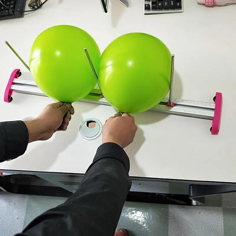 铝合金配件卡尺测量气球量球器大小量球工具气球尺子气球量尺