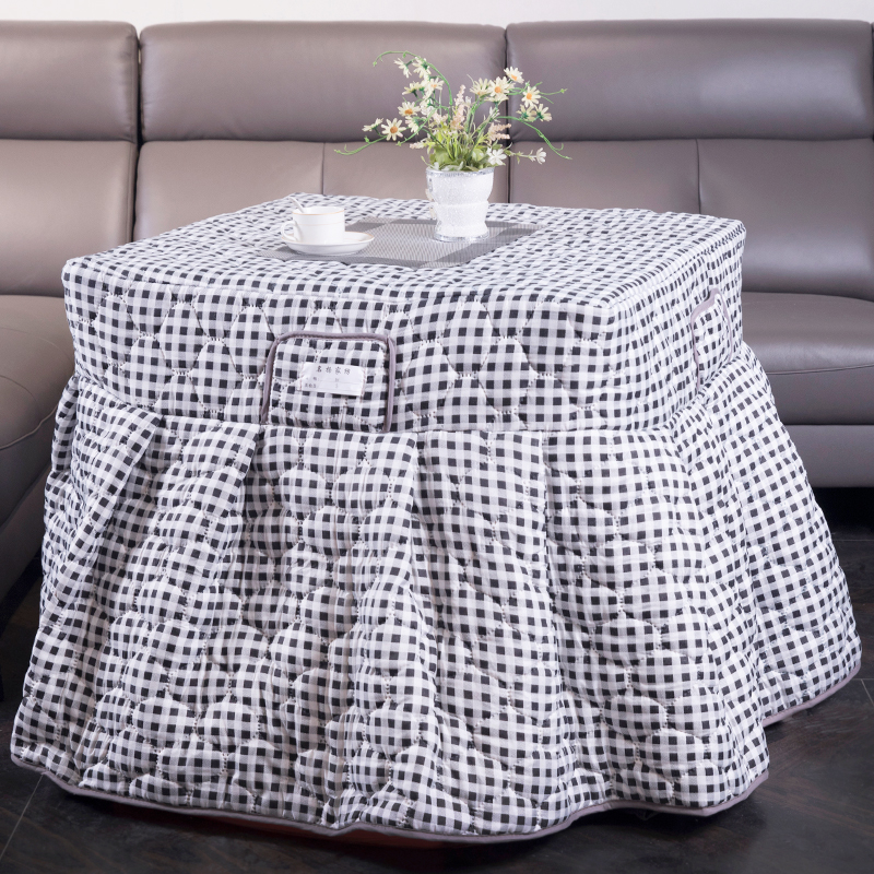 新款烤火桌罩电炉罩家用烤火罩正方形电暖炉罩子炉子取暖桌罩