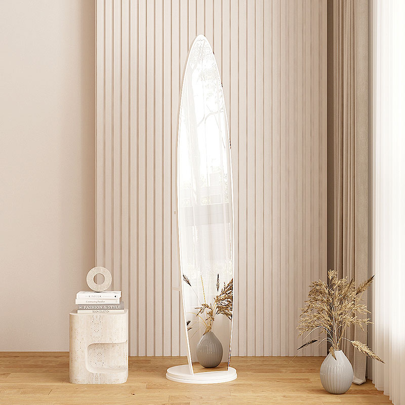 可旋转镜子移动落地镜客厅入户女生卧室挂衣架一体全身穿衣试衣镜