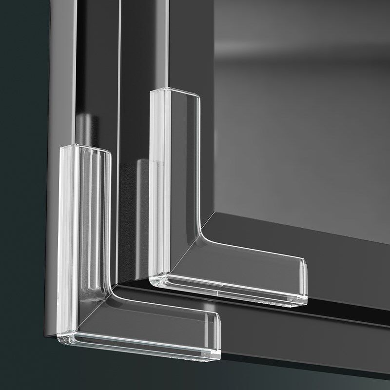 窗户边角贴纸硅胶防撞角玻璃门窗包边框套自粘装饰边缘直角防碰撞