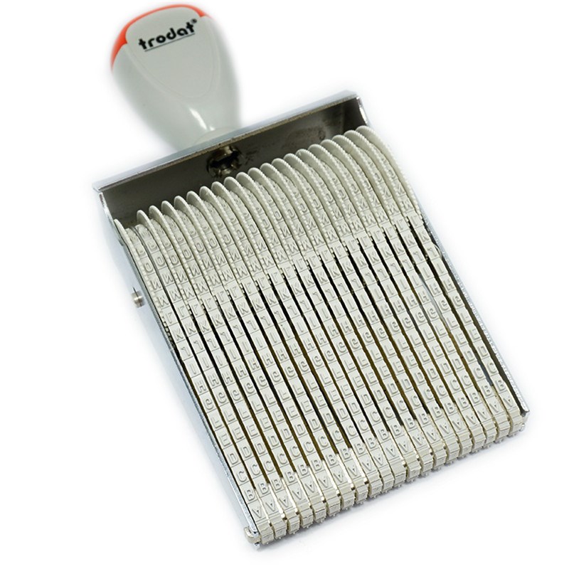 卓达位1位20位英文字母数字可调生产日期转轮号码印批号章