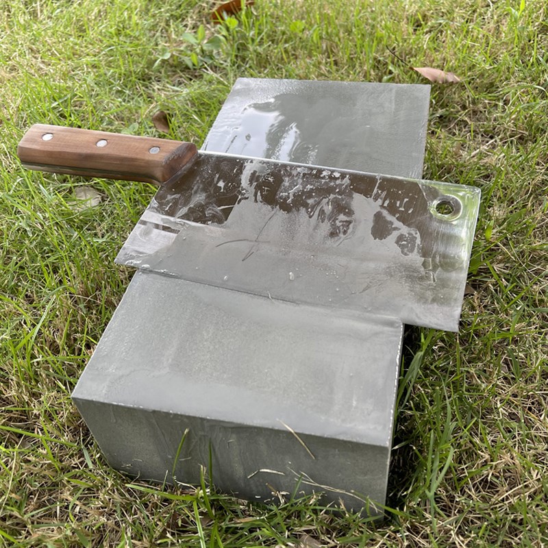 重庆大山天然磨刀石超大号18斤粗岩石00目商用磨石家用磨刀