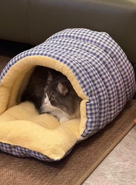 2025年冬季猫舍将采用Heattech新型封闭式安全拉链宠物床加厚狗舍