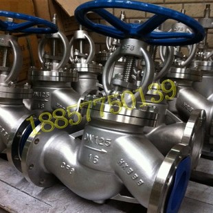 25P不锈钢304蒸汽手动法兰截止阀DN20 J41H 16P