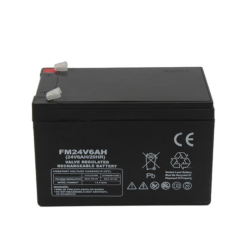 24V6ah电瓶蓄电池24伏电动车割草机卷帘门led照明太阳能灯潜水泵