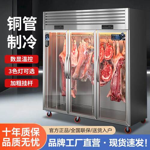 挂肉柜商用牛羊肉冷藏保鲜冰柜吊肉柜冷鲜肉排酸柜立式冷冻展示柜