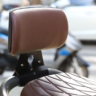 适用铃木US125摩托车后靠背后座靠背腰靠保留后扶手尾翼改装 配件