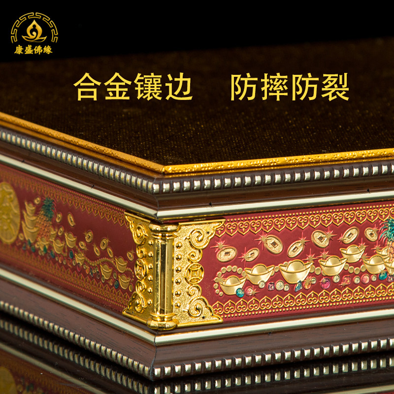 木质四方座神像垫高座财神底座加高增高佛像观音菩萨供奉台托