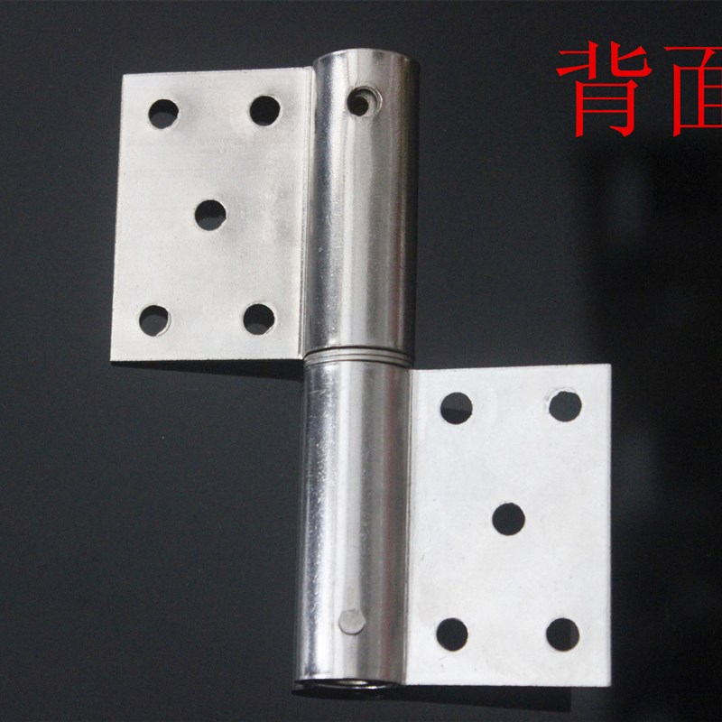 旗形自动关门脱卸合页4.5寸不锈钢旗形弹簧液压自闭合页