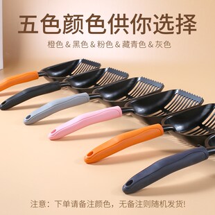 喵乐宴 猫砂铲子金属超大号猫铲屎器橡胶柄细孔小孔铲屎神器