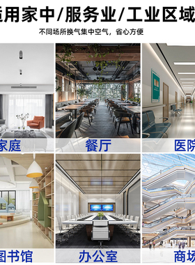 SUNXI管道风机排风强力增压抽油烟工业商用换气扇大功率吸风