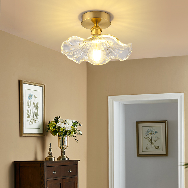 阳台灯走廊灯过道灯北欧轻奢吸顶灯玄关衣帽灯小房间卧室入户灯具