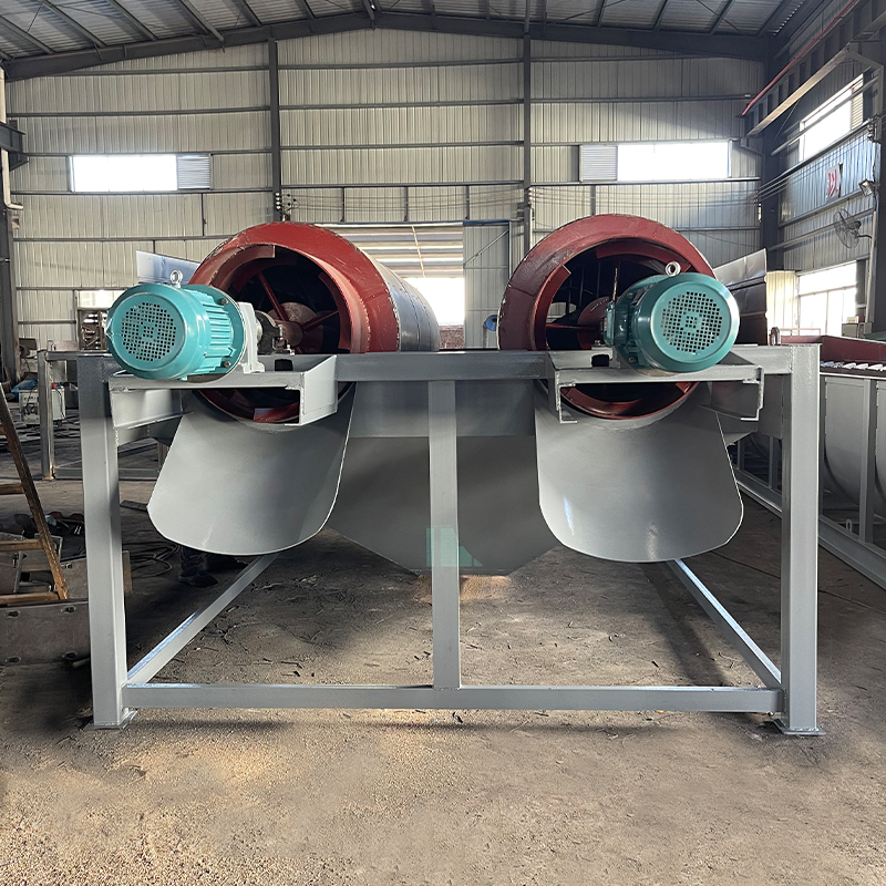 大型双筒滚筒筛分设备洗矿高岭土擦洗机搅拌分级洗泥滚筛矿山设备