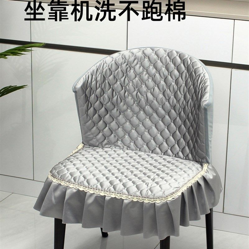 餐桌椅子套罩2025新款餐椅套罩凳子罩镂空椅背保护套椅垫坐垫轻奢