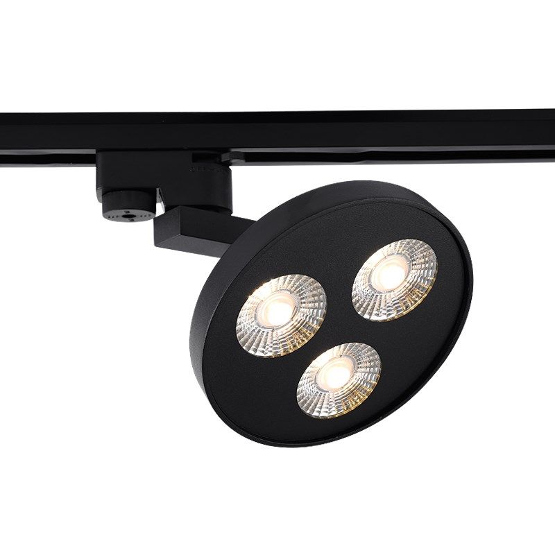 led超薄轨道射灯圆形商用服装店创意家用背景墙明装方形导轨射灯,家装灯饰光源,明装射灯,淘宝优惠券,粉丝福利购,淘宝优惠卷