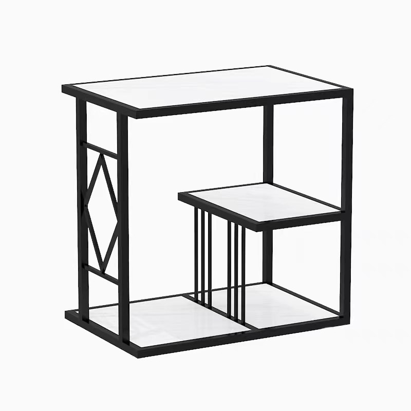 轻奢岩板茶水柜客厅沙发边角小茶几可放水桶置物烧水台茶边桌边柜