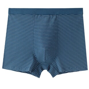 头裤 蜜纹棉高腰深裆男士 春夏透气宽松四角裤 平角内裤 衩 加肥加大码