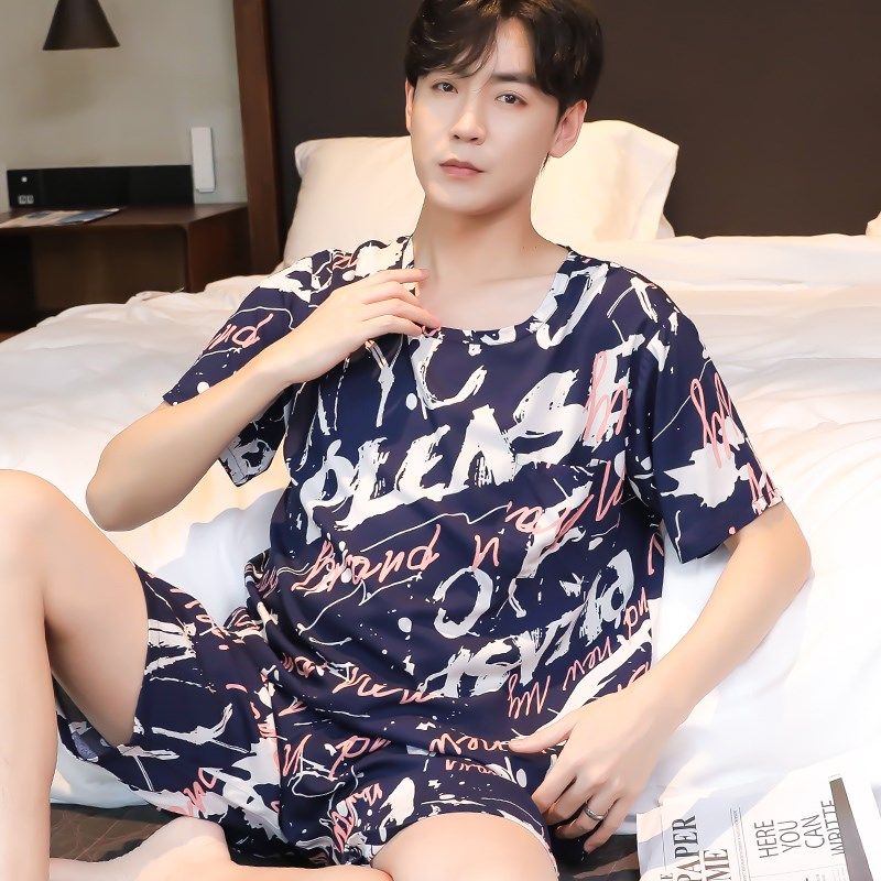 夏季男士棉绸空调服短袖睡衣宽松薄款短裤简约绵绸男款家居服套装,女士内衣/男士内衣/家居服,睡衣/家居服套装,淘宝优惠券,粉丝福利购,淘宝优惠卷