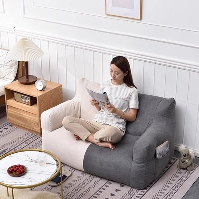 懒人沙发双人榻榻米可躺可睡卧室网红小沙发客厅单人休闲懒人椅
