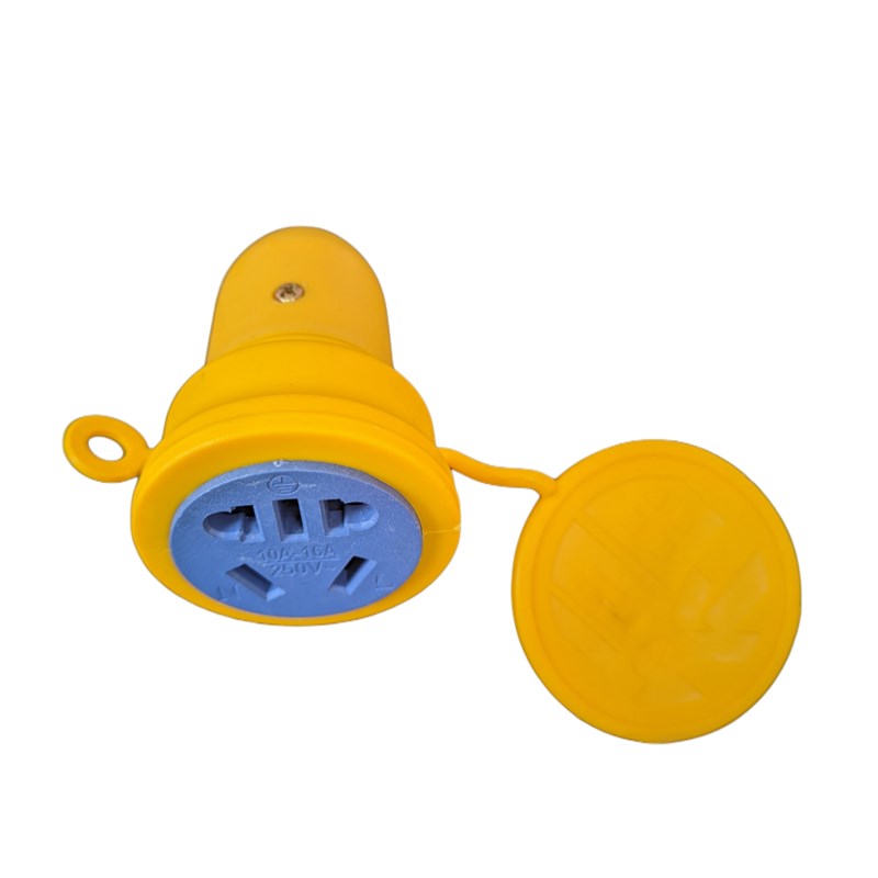 接线公母对接插座接线板插板一位五孔插孔防雨抗摔插孔三插头插孔