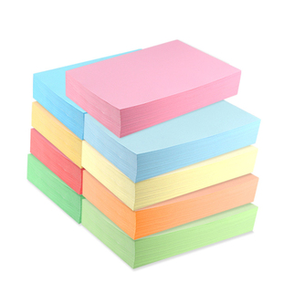 粉 A6打印复印纸 绿 黄 蓝 80g彩色纸 148.5mm 105 80G复印纸