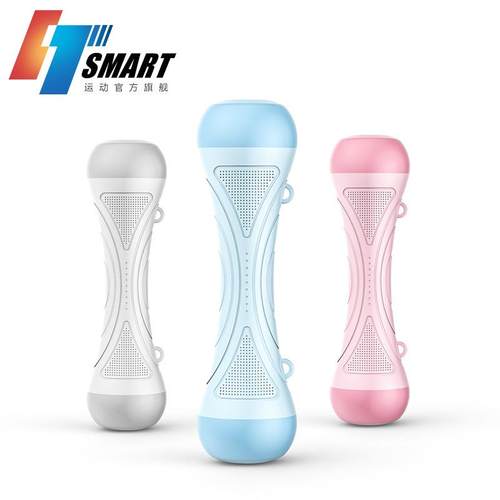 女士多功能哑铃1/2/3/4KG负重可拆卸可组装杠铃拉力绳功能