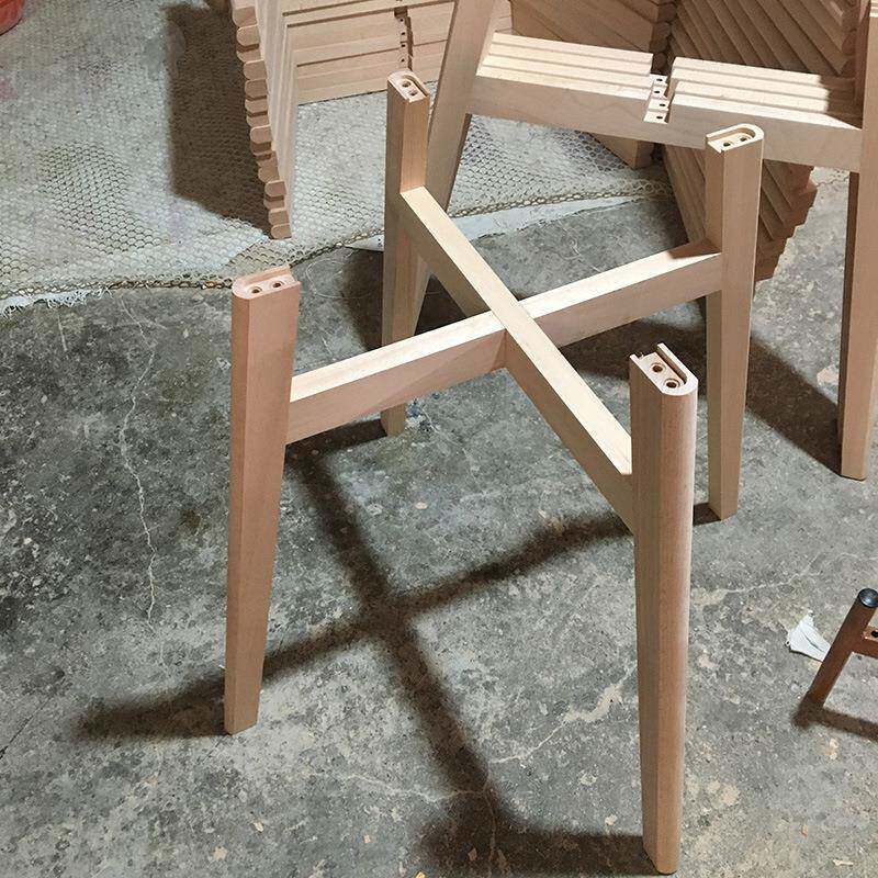 实木桌架办桌桌PME腿支架桌几脚公大板桌小茶脚桌架餐桌台桌腿架