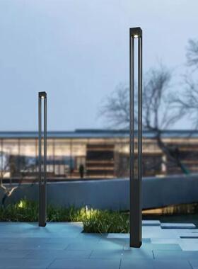 方形庭院灯户外简户约花园四拉方照YL-45564防明投光灯丝不锈钢水