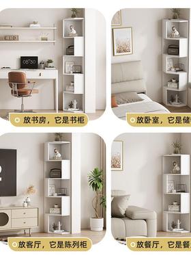用转卧室拐角边柜墙角柜子客厅靠CGD墙转角柜书架多层收角纳储物