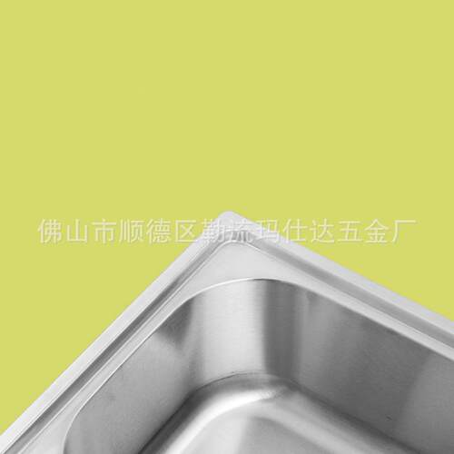 6045厂家销USS304不锈钢6045热盆水槽单单槽厨房水槽