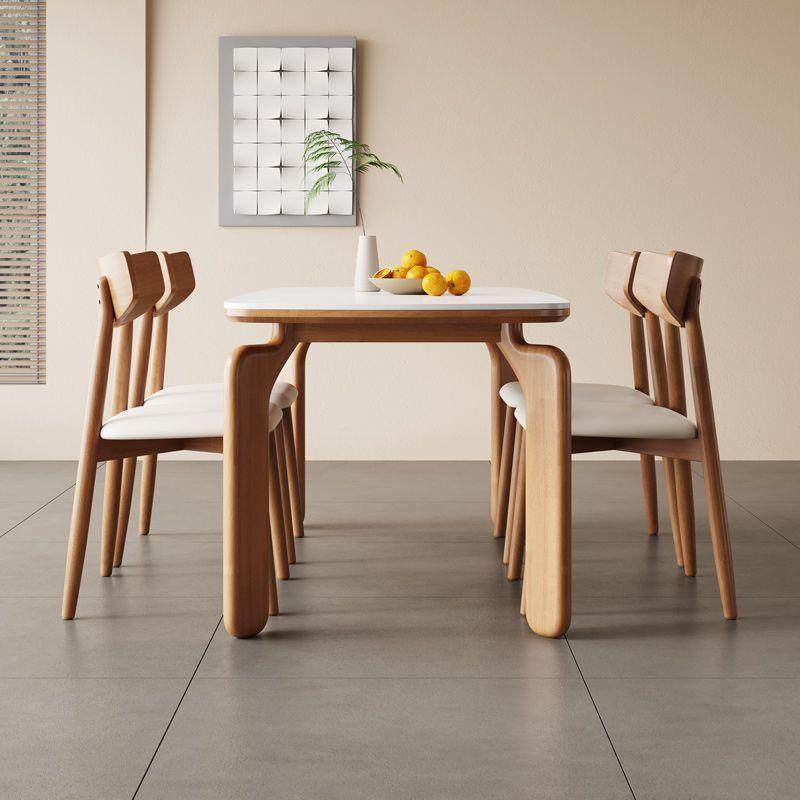 原方木奶油965风大象腿餐用新款轻奢家小桌户型长形岩板吃饭桌子,商业/办公家具,餐桌椅系列,淘宝优惠券,粉丝福利购,淘宝优惠卷