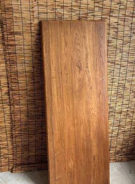 板老榆木板原木大LSK定制风化桌面旧木板复古窗电脑桌飘台吧板实