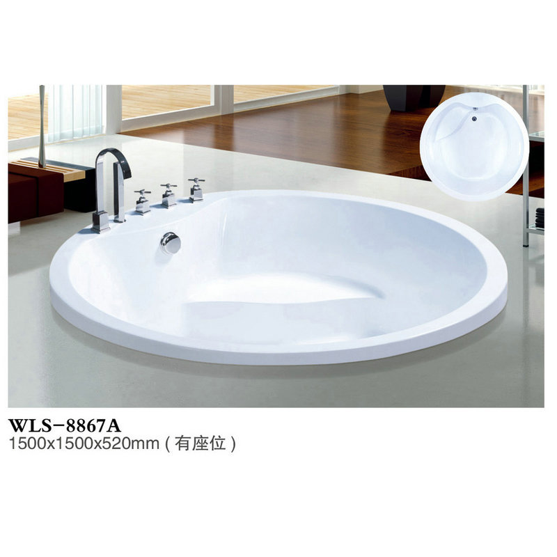 嵌入式亚克力冲浪按摩缸带座