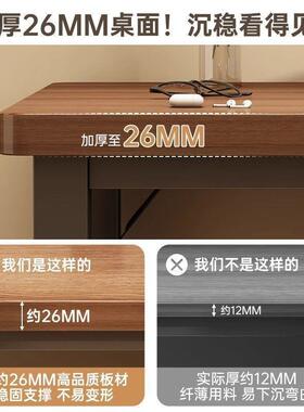 角桌书HGJ架一体子工作桌台简易出租屋电脑桌卧室家用书l转型办公