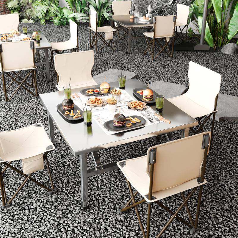 锈钢桌子不可商折SIL叠户外便携摆摊8专用小桌子0方用吃饭桌地摊