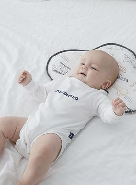 Dom儿YJQaia哆咪呀婴儿定m型枕透气头型矫正0-岁i新生NB段防偏头