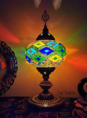 土耳其特色宿异域漫卧室客厅玻餐厅酒店民酒吧TS1M01手工马赛克璃