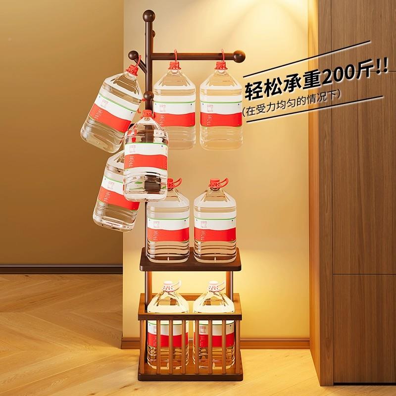 ?实木衣架落地衣帽架室EEI功能收纳衣多架卧可移动家用脏衣挂篓置