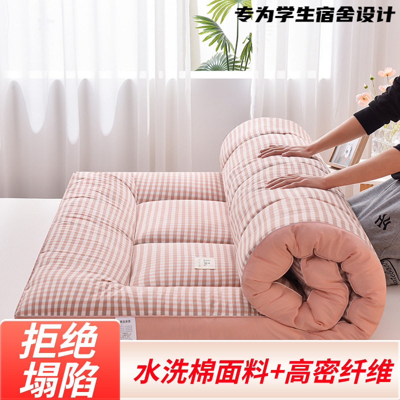 新款羽丝绒床垫软垫家用卧室床褥垫子单人双人榻榻米亲肤磨毛垫被