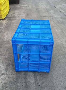 厂销塑周转筐服装快递框可堆叠大HTW号仓储胶运周箱水果输物流料