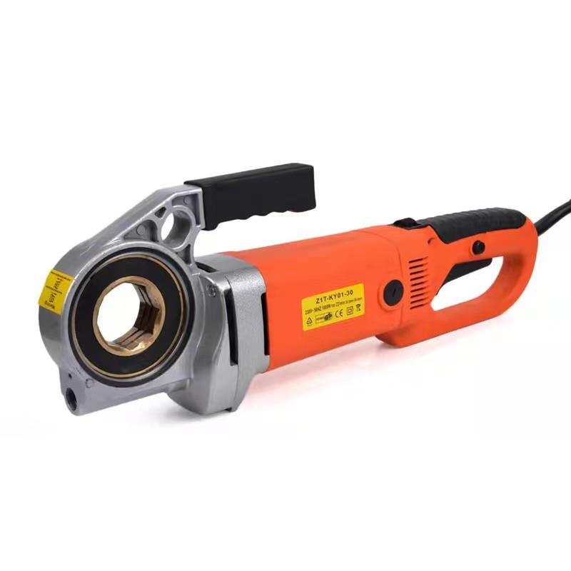 手动套丝切管机便携式套丝绞切管管机钢开TYZ牙机厂家销直丝口丝