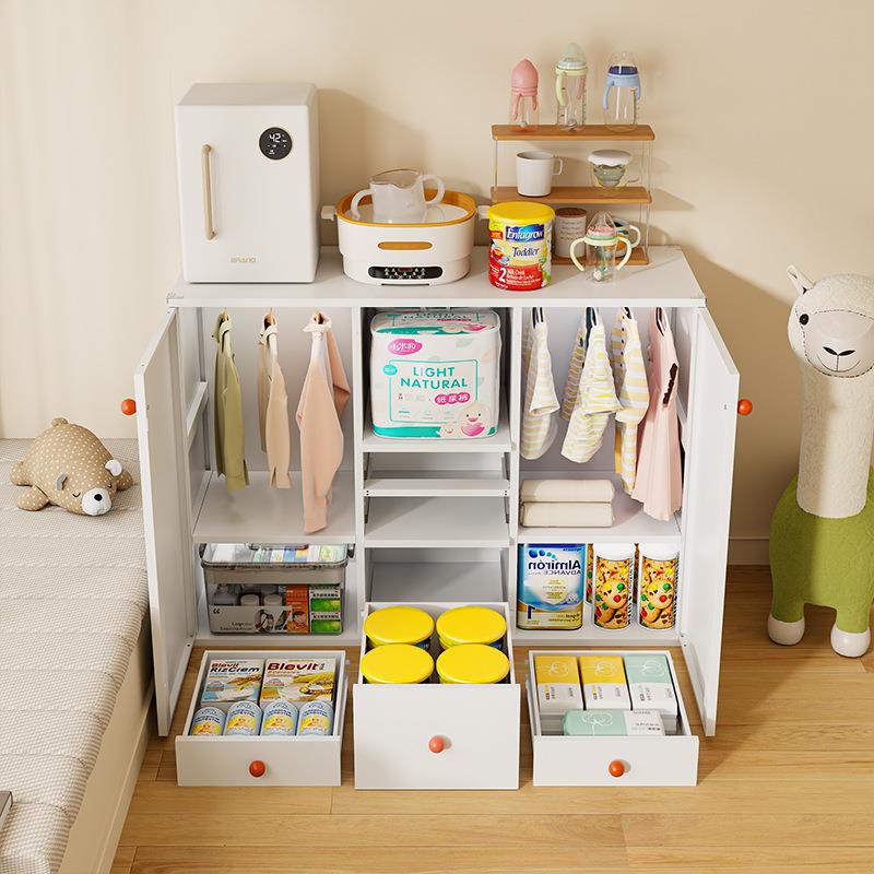 喂养MO-WYT-0台储地母婴用品收纳柜婴儿用品置物架儿童落衣玩具收
