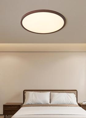 le吸顶灯超薄现简约书39648房过道中山家代装超亮桃胡木主卧室d吸